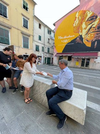 Fotografia di un momento dell'incontro col senatore Endrizzi