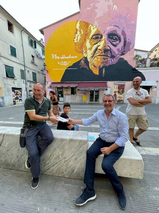 Fotografia di un momento dell'incontro col senatore Endrizzi