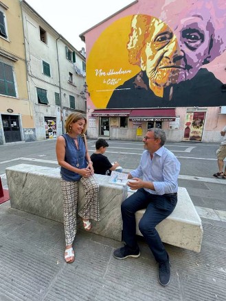 Fotografia di un momento dell'incontro col senatore Endrizzi