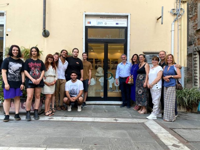 Fotografia di un momento dell'incontro col senatore Endrizzi